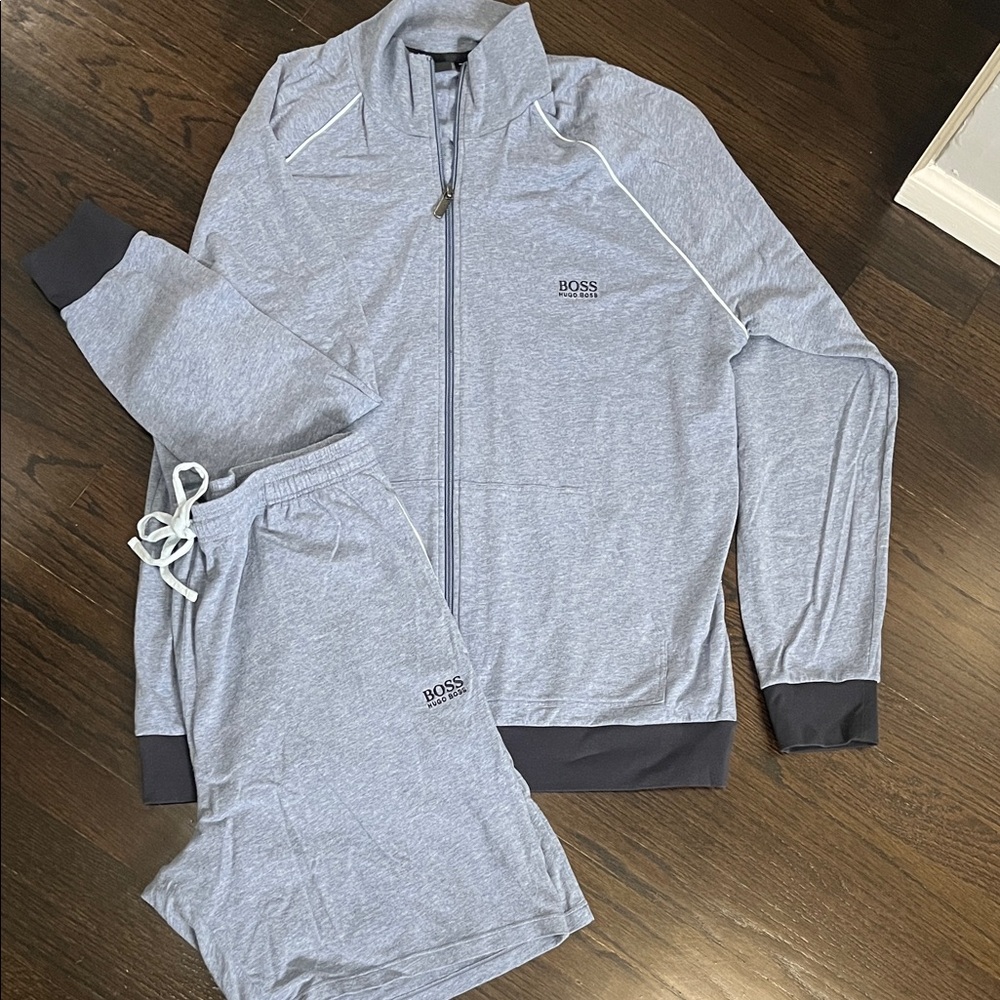 Hugo Boss Light Gray Lounge Set